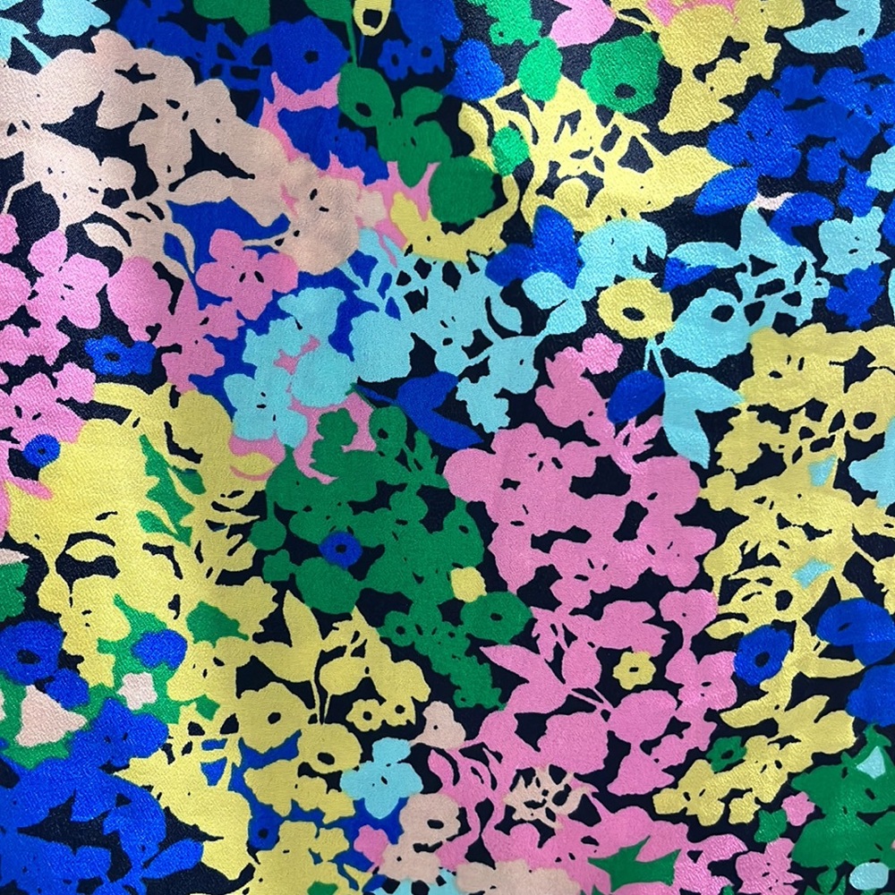 Jcrew Racerback Flowered Shirt - Picture 2 of 3